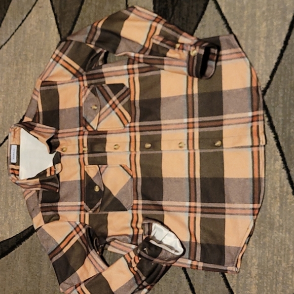HAWALILI plaid Button-down Long-sleeve Shirt - Picture 1 of 9